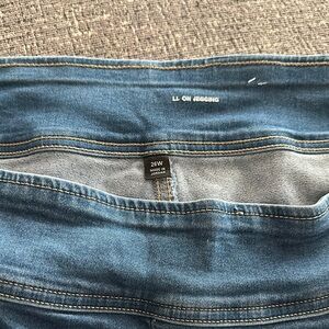 Blue Jeggings curvy fit plus size 26W